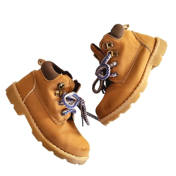 SB01 * Gymboree Boys Boots Tan Size 7 - Picture 1 of 11